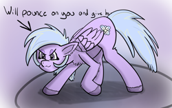 Size: 2667x1679 | Tagged: safe, artist:vinca, imported from derpibooru, oc, oc only, oc:vinca aquamarine, pegasus, pony, female, mare, solo, wings