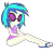 Size: 1929x1894 | Tagged: safe, alternate version, artist:gmaplay, imported from derpibooru, part of a set, dj pon-3, vinyl scratch, equestria girls, equestria girls series, spring breakdown, spoiler:eqg series (season 2), clothes, feet, female, glasses, humam, looking at you, one-piece swimsuit, sandals, simple background, sitting, solo, sunglasses, swimsuit, transparent background, vector, vinyl glasses, vinyl's glasses