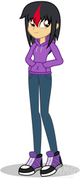 Size: 1678x3704 | Tagged: safe, artist:amgiwolf, imported from derpibooru, oc, oc only, equestria girls, clothes, female, pants, shoes, simple background, solo, transparent background