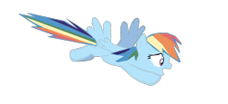 Size: 1280x591 | Tagged: safe, artist:benpictures1, imported from derpibooru, rainbow dash, pegasus, pony, power ponies (episode), cute, dashabetes, female, flying, inkscape, mare, open mouth, simple background, solo, transparent background, vector