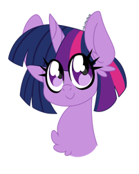 Size: 1280x1595 | Tagged: safe, artist:ladylullabystar, imported from derpibooru, twilight sparkle, pony, bust, chest fluff, cute, ear fluff, portrait, simple background, solo, transparent background, twiabetes