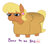 Size: 774x681 | Tagged: safe, artist:jargon scott, imported from ponybooru, ms. harshwhinny, bread pony, earth pony, food pony, original species, pony, bread, female, food, mare, ms. harshwhinny is not amused, ponified, simple background, solo, unamused, white background