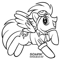 Size: 862x794 | Tagged: safe, artist:marybellamy, imported from derpibooru, soarin', pony, aviator goggles, clothes, design, goggles, lineart, monochrome, old cutie mark, solo, uniform, wonderbolts, wonderbolts dress uniform