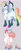 Size: 1280x3059 | Tagged: safe, artist:corisodapop, imported from derpibooru, pinkie pie, rainbow dash, pony, alternate design, bow, hair bow, tail feathers, transgender