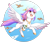 Size: 1024x858 | Tagged: safe, artist:foxhatart, imported from derpibooru, oc, oc only, oc:lola, alicorn, bird, pony, female, flying, mare, solo