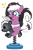 Size: 796x1200 | Tagged: safe, artist:jennieoo, imported from derpibooru, oc, oc only, oc:charming dazz, pony, skunk, skunk pony, unicorn, cute, diaper, female, filly, foal, happy, nintendo ds, show accurate, smiling, solo