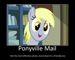 Size: 1074x860 | Tagged: safe, artist:thejboy88, edit, edited screencap, imported from derpibooru, screencap, derpy hooves, pony, best gift ever, motivational poster, post office, solo