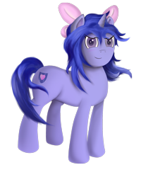 Size: 1408x1759 | Tagged: safe, artist:apple joy, artist:melody joy, imported from derpibooru, oc, oc only, oc:simetra, pony, unicorn, blushing, bow, female, looking at you, simple background, transparent background