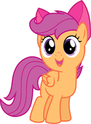 Size: 193x261 | Tagged: safe, imported from derpibooru, scootaloo, pegasus, pony, somepony to watch over me, bow, cute, cutealoo, female, filly, hair bow, open mouth, simple background, solo, transparent background, vector