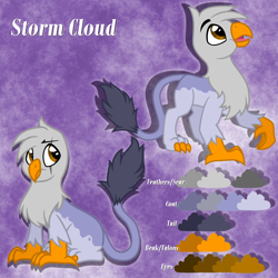 Size: 2000x2000 | Tagged: safe, imported from derpibooru, oc, oc:storm cloud, griffon