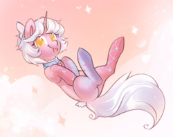 Size: 2874x2279 | Tagged: safe, artist:mirroredsea, imported from derpibooru, oc, oc only, oc:rosy sky, pony, lying down, on back, solo, tongue out