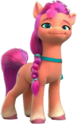 Size: 347x555 | Tagged: safe, imported from derpibooru, sunny starscout, earth pony, pony, spoiler:g5, background removed, braid, female, g5, looking at you, mare, render, simple background, solo, transparent background