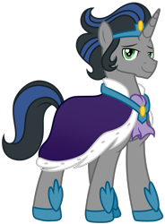 Size: 1811x2457 | Tagged: safe, artist:kimmyartmlp, idw, imported from derpibooru, king sombra, pony, unicorn, reflections, spoiler:comic, good king sombra, idw showified, male, simple background, solo, stallion, transparent background, vector