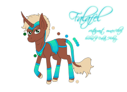 Size: 3335x2416 | Tagged: safe, artist:midnightfire1222, imported from derpibooru, oc, oc only, oc:falafel, pony, saddle arabian, unicorn, hickory hills, simple background, solo, transparent background