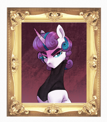Size: 2108x2405 | Tagged: safe, artist:aztrial, imported from derpibooru, princess flurry heart, alicorn, pony, bust, eyebrows, flurry heart is not amused, older, older flurry heart, portrait, raised eyebrow, simple background, solo, transparent background, unamused