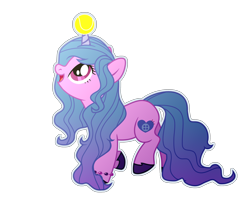 Size: 3656x3000 | Tagged: safe, artist:tersisa, imported from derpibooru, izzy moonbow, pony, unicorn, ball, bracelet, female, g4, g5, g5 to g4, generation leap, high res, horn, horn guard, horn impalement, hornball, izzy's tennis ball, jewelry, mare, open mouth, simple background, solo, tennis ball, transparent background