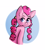 Size: 5000x5500 | Tagged: safe, artist:0blackster, artist:ranillopa, imported from derpibooru, pinkie pie, earth pony, pony, semi-anthro, alternate hairstyle, cute, diapinkes, female, looking at you, mare, pigtails, smiling, solo, twintails