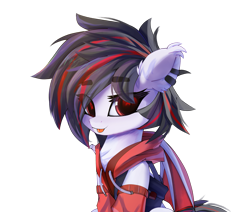 Size: 2137x1812 | Tagged: safe, artist:jfrxd, imported from derpibooru, oc, oc only, oc:jfrxd, bat pony, pony, black hair, chest fluff, clothes, cute, ear piercing, hoodie, male, photo, piercing, red eyes, solo, stallion, tongue out