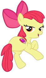 Size: 717x1202 | Tagged: safe, artist:gmaplay, imported from derpibooru, apple bloom, earth pony, pony, apple bloom's bow, bedroom eyes, bloom butt, bow, butt, female, filly, foal, full body, hair bow, hooves, looking at you, looking back, looking back at you, open mouth, open smile, orange eyes, out of context, plot, red mane, red tail, simple background, smiling, solo, tail, transparent background, vector