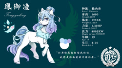 Size: 1600x900 | Tagged: safe, artist:qamar, imported from derpibooru, oc, oc:fengyuling, pony, unicorn, mascot, tianfu bronycon