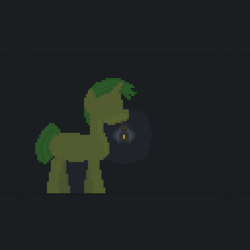 Size: 512x512 | Tagged: safe, artist:valuable ashes, imported from derpibooru, oc, oc only, oc:technical writings, pony, unicorn, alone in the dark, lantern, pixel art, solo, story included