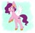 Size: 1725x1660 | Tagged: safe, artist:sleepyfukuro, imported from derpibooru, pipp petals, pegasus, pony, abstract background, adorapipp, cute, female, g5, mare, pipp, raised hoof, smiling, solo, spread wings, wings