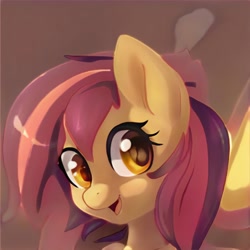 Size: 1024x1024 | Tagged: safe, artist:thisponydoesnotexist, imported from derpibooru, pony, ai content, ai generated, generator:thisponydoesnotexist, neural network, open mouth, solo