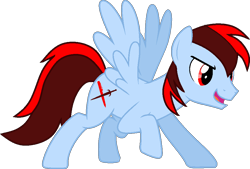 Size: 939x636 | Tagged: safe, artist:equine-bases, artist:pegasski, imported from derpibooru, oc, oc only, oc:solar, pegasus, pony, base used, male, open mouth, pegasus oc, raised hoof, simple background, solo, stallion, transparent background, wings