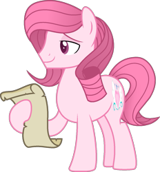 Size: 1213x1305 | Tagged: safe, artist:muhammad yunus, artist:tanahgrogot, imported from derpibooru, oc, oc only, oc:annisa trihapsari, earth pony, pony, base used, bedroom eyes, earth pony oc, female, male, mare, pink body, pink hair, rule 63, rule63betes, sad, simple background, smiling, solo, stallion, transparent background, vector