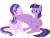 Size: 1971x1500 | Tagged: safe, artist:happyb0y95, artist:malleymall, derpibooru exclusive, imported from derpibooru, starlight glimmer, twilight sparkle, alicorn, pony, unicorn, april fools 2021, biting, blushing, duo, eyebrows, eyebrows visible through hair, eyelashes, eyes closed, female, grooming, lesbian, lip bite, mare, nom, preening, raised hoof, shipping, simple background, sitting, teeth, transparent background, twilight sparkle (alicorn), twistarlight, wing bite, wings