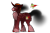 Size: 1095x730 | Tagged: safe, artist:gasmask-donkey, imported from derpibooru, big mcintosh, oc, oc only, oc:blood harvest, pony, unicorn, chest fluff, magical gay spawn, male, offspring, parent:big macintosh, parent:king sombra, parents:sombratosh, simple background, solo, stallion, transparent background, unshorn fetlocks