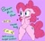 Size: 509x470 | Tagged: safe, artist:purple-yoshi-draws, color edit, edit, editor:datzigga, imported from derpibooru, pinkie pie, semi-anthro, best pony, blushing, chubbie pie, chubby, colored, cute, diapinkes, featureless crotch, floppy ears, thighs, thunder thighs