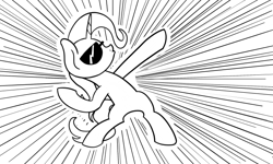 Size: 640x384 | Tagged: safe, artist:ewoudcponies, imported from derpibooru, trixie, pony, unicorn, black and white, grayscale, monochrome, solo, sunglasses