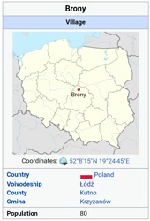 Size: 717x1057 | Tagged: safe, imported from derpibooru, pony, brony, brony in łódź, coincidence, map, namesake, poland, pun, visual pun, wikibox, wikipedia, łódzkie, łódź