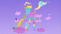 Size: 1147x645 | Tagged: safe, imported from derpibooru, screencap, my little pony: pony life, cloud, g4.5, no pony, pony life, rainbow dash's house, scenery