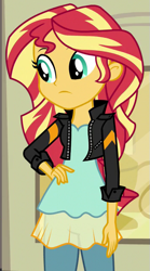 Size: 353x637 | Tagged: safe, imported from derpibooru, screencap, sunset shimmer, equestria girls, friendship games, cropped, friendship games outfit, solo