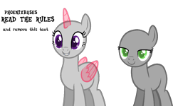 Size: 1204x720 | Tagged: safe, artist:kingbases, imported from derpibooru, oc, oc only, alicorn, earth pony, pony, alicorn oc, bald, base, bedroom eyes, duo, earth pony oc, eyelashes, female, grin, horn, mare, simple background, smiling, transparent background, wings