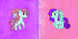 Size: 4970x2546 | Tagged: safe, artist:ponsky, artist:twilysparky, imported from derpibooru, oc, pegasus, pony, flying, watermark