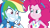 Size: 1280x720 | Tagged: safe, imported from derpibooru, pinkie pie, rainbow dash, equestria girls, equestria girls series, movie magic, rollercoaster of friendship, spoiler:eqg specials, angry, armpits, duo, duo female, female, geode of sugar bombs, grin, hairband, laughing, magical geodes, multicolored hair, nervous, nervous grin, pinkie pie is not amused, rainbow douche, smiling, this will end in cupcakes, unamused, wristband