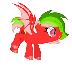 Size: 2800x2600 | Tagged: safe, artist:ponkus, imported from derpibooru, oc, oc only, oc:melun heart, bat pony, pony, cute, female, flying, high res, mare, simple background, solo, transparent background