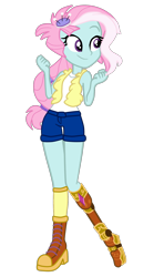 Size: 1328x2244 | Tagged: safe, artist:gmaplay, imported from derpibooru, kerfuffle, equestria girls, rainbow roadtrip, amputee, equestria girls-ified, prosthetic leg, prosthetic limb, prosthetics, simple background, solo, transparent background