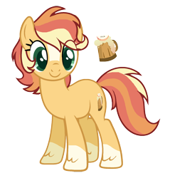 Size: 1564x1635 | Tagged: safe, artist:gallantserver, imported from derpibooru, oc, oc only, oc:sugarcube smith, earth pony, pony, base used, female, magical lesbian spawn, mare, offspring, parent:applejack, parent:rainbow dash, parents:appledash, simple background, solo, transparent background