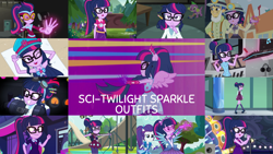 Size: 1280x721 | Tagged: safe, edit, edited screencap, editor:quoterific, imported from derpibooru, screencap, flash sentry, rarity, sci-twi, spike, spike the regular dog, twilight sparkle, dog, human, cheer you on, eqg summertime shorts, equestria girls, equestria girls series, forgotten friendship, friendship games, good vibes, legend of everfree, mad twience, movie magic, opening night, rainbow rocks, spring breakdown, sunset's backstage pass!, super squad goals, twilight under the stars, spoiler:eqg series (season 2), spoiler:eqg specials, all good (song), archery clothes, arm behind head, armpits, blue eyes, bow (weapon), clothes, crystal guardian, cute, cutie mark, cutie mark on clothes, dress, eyes closed, faic, female, friendship games archery outfit, friendship games outfit, geode of shielding, geode of telekinesis, glasses, happy, hero, heroine, indoors, jewelry, light skin, magic, magical geodes, male, microphone, multicolored hair, music festival outfit, necklace, night, one eye closed, open mouth, outdoors, ponied up, ponytail, purple hair, purple skin, scientist, skirt, sleeveless, sleeveless dress, smiling, super ponied up, telekinesis, thinking, tomboy, tri-cross relay outfit, twiabetes, wavy mouth, white skin, wings, yacht