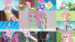 Size: 1280x722 | Tagged: safe, edit, edited screencap, editor:quoterific, imported from derpibooru, screencap, fluttershy, bird, chicken, dance magic, eqg summertime shorts, equestria girls, equestria girls (movie), equestria girls series, five to nine, friendship games, friendship through the ages, i'm on a yacht, movie magic, opening night, rainbow rocks, shake your tail, so much more to me, steps of pep, the road less scheduled, the road less scheduled: fluttershy, too hot to handle, spoiler:eqg series (season 2), spoiler:eqg specials, archery clothes, barefoot, clothes, cute, cutie mark, cutie mark on clothes, dance magic (song), eyes closed, feet, female, flutterfeet, flutterpunk, friendship games archery outfit, friendship games outfit, geode of fauna, hairpin, hallway, jewelry, lockers, magical geodes, male, musical instrument, necklace, one eye closed, open mouth, ponied up, shyabetes, smiling, swimsuit, tambourine, tanktop, tri-cross relay outfit, wiggling toes, wondercolt ears, wondercolt tail, wondercolts uniform