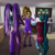 Size: 1536x1536 | Tagged: safe, artist:stellarator, imported from derpibooru, adagio dazzle, aria blaze, sonata dusk, oc, anthro, unguligrade anthro, comic:we will be adored, comic:we will be adored part 9, 3d, blender, blender cycles, comic, cycles, not sfm, singing