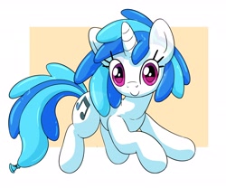 Size: 3000x2500 | Tagged: safe, alternate version, artist:makishi_ookami, imported from derpibooru, dj pon-3, vinyl scratch, balloon pony, inflatable pony, pony, balloon, c:, high res, inflatable, looking at you, missing accessory, smiling, solo