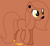 Size: 805x736 | Tagged: safe, artist:diamondbellefan25, artist:tech-kitten, imported from derpibooru, bear, earth pony, pony, base used, bear pony, bearony, brown background, female, mare, max and ruby, open mouth, ponified, simple background, species swap, unshorn fetlocks, walkie talkie bear, walkie-talkie bear, walking