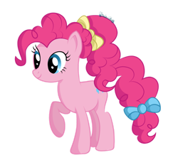 Size: 1280x1190 | Tagged: safe, artist:tenderrain-art, imported from derpibooru, pinkie pie, pony, older, raised hoof, simple background, solo, transparent background