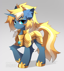 Size: 4200x4632 | Tagged: safe, artist:kirionek, imported from derpibooru, oc, oc only, oc:maple parapet, pony, unicorn, armor, female, guard, guardsmare, mare, royal guard, solo