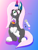 Size: 2736x3566 | Tagged: safe, artist:winter light, imported from derpibooru, oc, oc:pow pow, fluffy pony, hybrid, pony, birthday, bisexual, cutie mark, female, fluffy, high res, mare, milkshake, pink mane